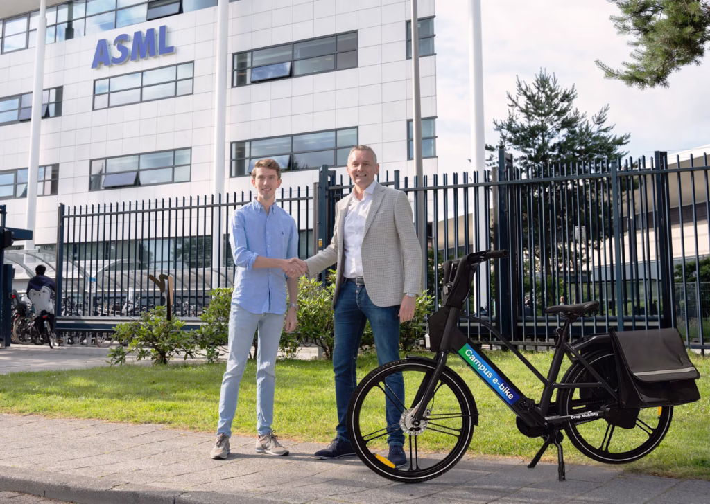 ASML en Drop slaan handen ineen voor plaatsen van 1.000 deel-e-bikes